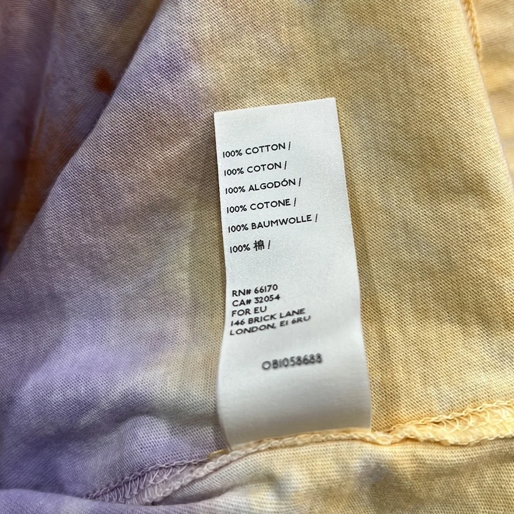 FREE PEOPLE Be Free Tie Dye Tee in‎ Lilac